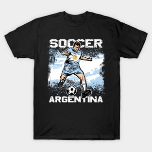 Argentina Futol Soccer Player T-Shirt